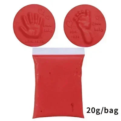 Impronta del bambino Creatori di argilla Infantile Asciugatura dell'aria Argilla morbida 3D Impronta digitale Impronta Zampa Kit Genitore-figlio Inkpad Giocattolo fai da te Souvenir per bambini