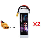 2PCS Battery-XT60 / 11.1V