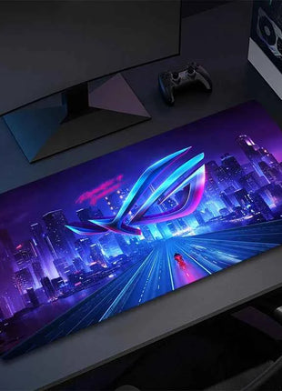 Asus Rog Mause Pad Anime Mouse Mats Gaming Computer Desk Mat Mouse Carpet Pc Accessories Gamer Mouse Pad Speed Rubber Mat