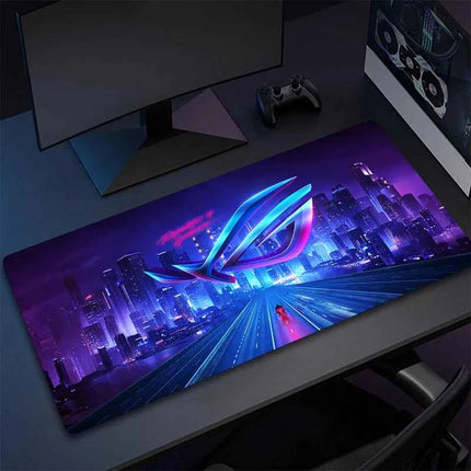 Asus Rog Mause Pad Anime Mouse Mats Gaming Computer Desk Mat Mouse Carpet Pc Accessories Gamer Mouse Pad Speed Rubber Mat