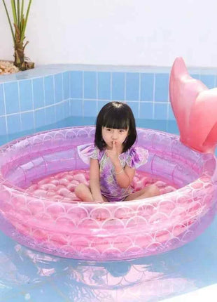 Nuove sirene Piscina gonfiabile Bagno per bambini Casa estiva Piscina all'aperto Piscina quadrata gonfiabile per regali per bambini Ragazza