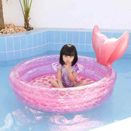 Nuove sirene Piscina gonfiabile Bagno per bambini Casa estiva Piscina all'aperto Piscina quadrata gonfiabile per regali per bambini Ragazza