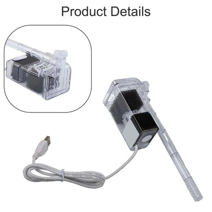 External Waterfall Filter Aquarium Silent Filter Pump USB Interface Filter Pump For Small Fish Tank Aquarium Accessories