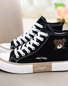 Cute Women's Canvas Shoes Breathable Sneakers Branded Sports Shoes for Women Casual Vulcanized Shoes High Flats Zapatos Mujer