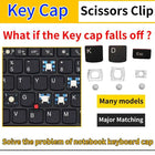 Replacement Keycap Key For Lenovo Asus Hp Toshiba Samsung Acer Sony Xiaomi Huawei IBM Msi All Series Laptop Keyboard KEY & Clips