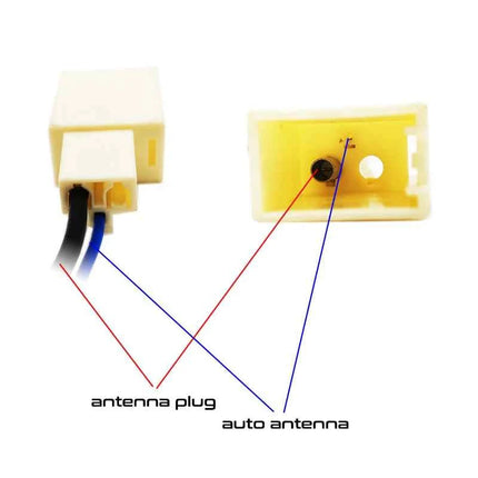 Auto Radio AM FM Antenna Convertitore Cavo Adattatore Spina DIN Connettore Femmina per Toyota Corolla Camry AVR4 Yaris Land Cruiser Hilux