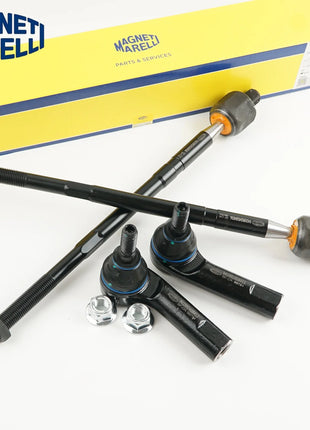 6 Pezzi 1J0422811B 1J0422803H Giunti Sferici Interni ed Esterni per Barra Sterzo per VW Jetta Golf Beetle MK4 Bora Leon per Audi A3
