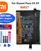 New 100% Original Battery For Xiaomi MI Redmi Note K20 K30 Pro 5 7 8 9 9S 9T 10 10X 10T 10X 11T 11 Ultra 11T POCO X3 F2 4X Pro