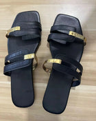 Women's Shoes Summer Flats Flip Flops Dress Shallow Casual Women's Slides Rome Open-toe Slippers for Women Slingback Sandals 2023
