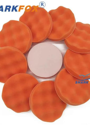Sharkfox 5 "(125mm) 6"(150mm) Tamponi per lucidatura per auto Spugna Lucidatura Lucidatura Tampone per ceretta Kit Strumento per lucidatore per auto Buffer Set per la cura automatica