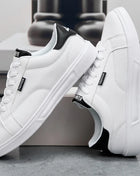 Men's comfortable casual shoes for women white leather sneakers lightweight walking flats outdoor sports running tennis zapatillas