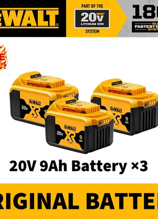Batteria di Ricambio 100% Autentica Dewalt 18V/20V 6.0Ah Li-Ion per Utensili Elettrici, Compatibile con DCB200 DCB202 DCB205 DCB206 DCB209