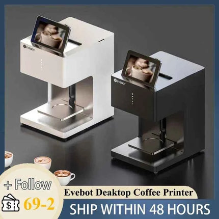 Evebot Coffee Drink Printer 3d Latte Art Coffee Printer Machine Automatic Beverages Food Selfie With WIFI Connection Printing