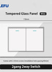 Glass White / 2gang 2way