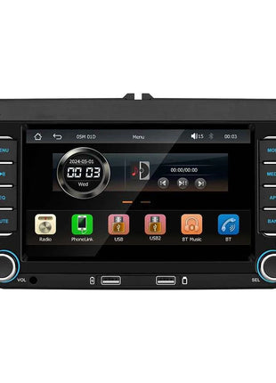 7" 2 Din HD Car Media Video RDS Airplay Car Radio CarPlay Android Auto Stereo Audio For Volkswagen/Seat/Skoda/Passat/Golf/Polo