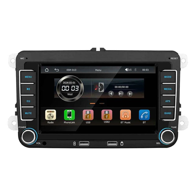 7" 2 Din HD Car Media Video RDS Airplay Car Radio CarPlay Android Auto Stereo Audio For Volkswagen/Seat/Skoda/Passat/Golf/Polo