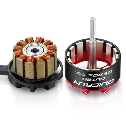 Hobbywing Quicrun WP 10BL80 2-4S 80A Waterproof ESC & Outer 3530SL 1700KV/2200KV Motor