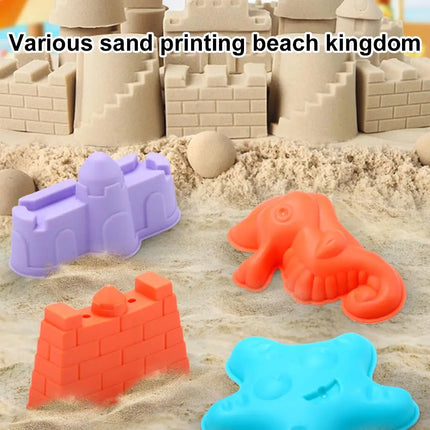 Set di giocattoli da spiaggia per bambini, in plastica resistente, set di giochi estivi per piscina e spiaggia, strumenti per giocare sulla sabbia all'aperto per ragazzi e ragazze, giocattolo da spiaggia