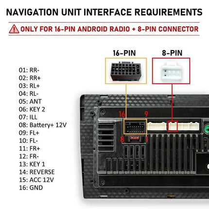 Decoder CAN Bus 12Pin 24Pin 8Pin per Renault Clio 4 Duster Captur Zoe, Mantenimento Display SWC, Adattatore Android P&P 16Pin