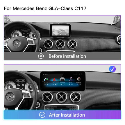 10.25"Qualcomm 665 Wireless Carplay Android 14 For Mercedes Benz CLA C117 X117 X156 W176 2013-2019 Radio Multimedia ScreenStereo