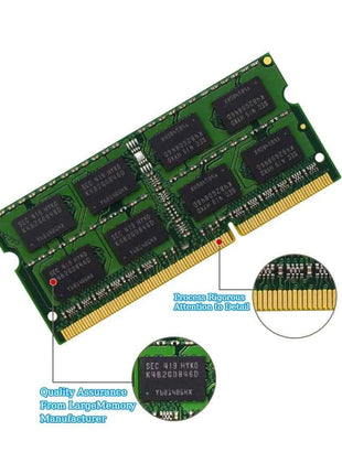 Kingston Laptop Ram DDR3L DDR3 8GB 4GB 1066Mhz 1333Mhz 1600Mhz 1866Mhz SO-DIMM PC3-8500 10600 12800 Notebook DDR3 Dual Channel