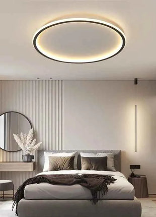 Luci da soggiorno ultrasottili nordiche Lampade da soffitto a LED con telecomando Decorazioni per la casa per interni Lampadario da soffitto per studio camera da letto per bambini