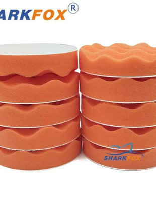 Sharkfox 5 "(125mm) 6"(150mm) Tamponi per lucidatura per auto Spugna Lucidatura Lucidatura Tampone per ceretta Kit Strumento per lucidatore per auto Buffer Set per la cura automatica