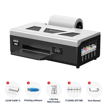 A4 DTF Printer For Epson L805 Impressora A4 Direct to Film Printing Machine A4 DTF Printer For T-Shirt Hoodies Shoes A4 DTF