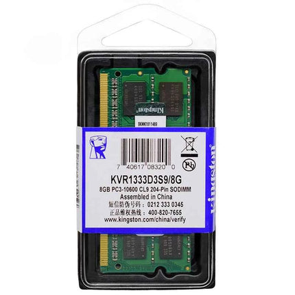 Kingston Laptop DDR3L DDR3 8GB 4GB 1066Mhz 1333Mhz 1600Mhz 1866Mhz SO-DIMM PC3-8500 10600 12800 Notebook Ram DDR3 Dual Channel