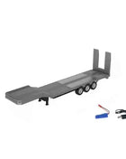 HUINA 1501 770S Alloy Tractor 19CH RC Truck 1/18 2.4G remote control Engineering Trailer Truck with Light Sound Toys XMAS Gifts