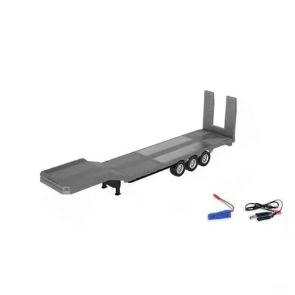 HUINA 1501 770S Alloy Tractor 19CH RC Truck 1/18 2.4G remote control Engineering Trailer Truck with Light Sound Toys XMAS Gifts