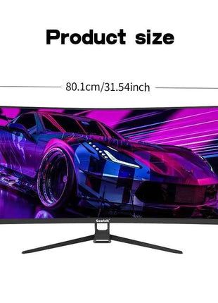 Gawfolk Curved Gaming Monitor 34-inch UWQHD 3440x1440P, 1500R Ultra-Wide PC screen 165Hz, curved computer screen, VA screen pane