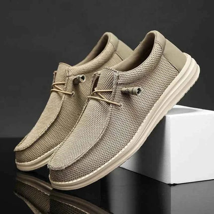 Dude Canvas Shoes Men Casual Slip on Shoes Alpargatas Hombre Moccasins Mocassin Homme Lightweight Breathable Plus Big Size 50