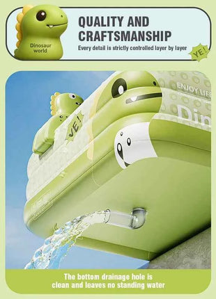 Piscina gonfiabile per bambini PVC Casa all'aperto Grande piscina familiare Piscine per bambini in plastica addensata Giochi d'acqua da giardino