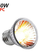 1-20PCS 25/50/75W UVA+UVB Reptile Lamp Bulb Turtle Basking Heating Light UV Light Bulbs Full Spectrum Sunlamp for Amphibians