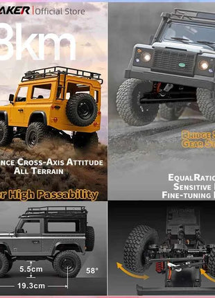 New MN99s MN98 1:12 MN Model RTR Version RC Car 2.4G 4WD RC Rock Crawler Defender Remote Control Car 1/12 RC Truck Cars Toys