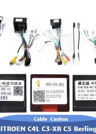 Auto Radio Canbus Box Adattatore RP5-PA-001 Per CITROEN C4L C3-XR C5 Berlingo B9 C-QUATRE C4 Jumpy Peugeot Partner Cablaggio Ca
