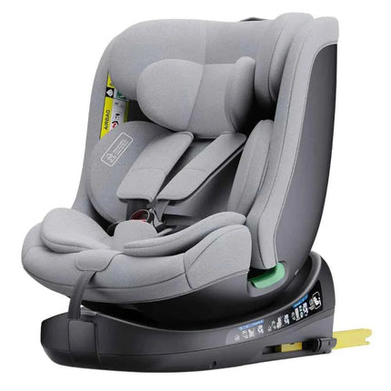 Child Car Safety Seats with ISOFIX for Baby Adjustable 360 Rotating Direction Angle 0-12 Years Suitable Car Seat with Footrest