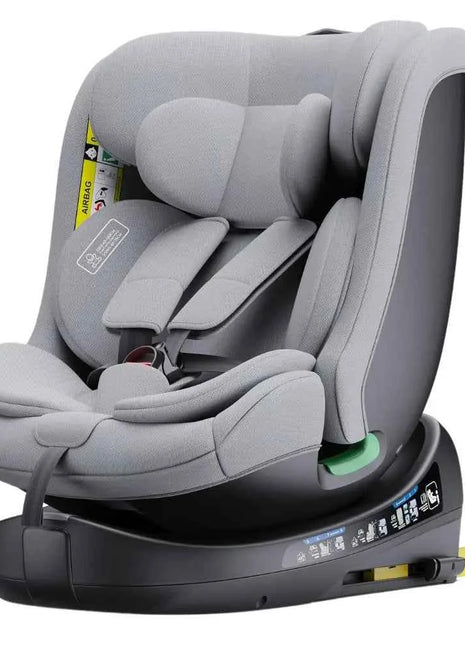 Child Car Safety Seats with ISOFIX for Baby Adjustable 360 Rotating Direction Angle 0-12 Years Suitable Car Seat with Footrest
