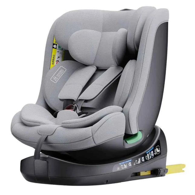 Child Car Safety Seats with ISOFIX for Baby Adjustable 360 Rotating Direction Angle 0-12 Years Suitable Car Seat with Footrest