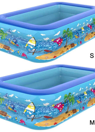 Piscina gonfiabile Piscina in PVC per interni ed esterni Piscina ispessente per cartoni animati per piscina per bambini