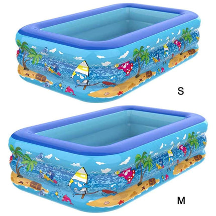 Piscina gonfiabile Piscina in PVC per interni ed esterni Piscina ispessente per cartoni animati per piscina per bambini