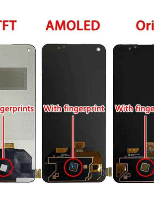 6.43 "Nuovo AMOLED Per OnePlus Nord 2 5G Display LCD Touch Screen Digitizer Pannello di Montaggio Nord2 5G DN2101 DN2103 Display