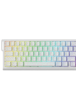 ATTACK SHARK X68 HE Rapid Trigger Mechanical Gaming Keyboard 60% Wired with Adjustable Actuation,Hall Effect Magnetic Switch,8KH