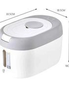 XIAOGUI 5KG/10KG Rice Dispenser Kitchen Organizer And Storage Container Home Box Cereal Jar Botes Cocina Almacenaje Alimentos