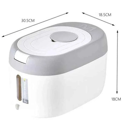 XIAOGUI 5KG/10KG Rice Dispenser Kitchen Organizer And Storage Container Home Box Cereal Jar Botes Cocina Almacenaje Alimentos
