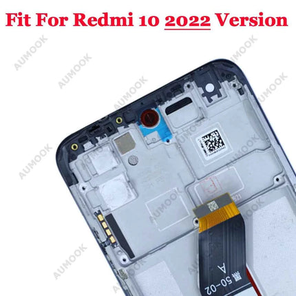 Display LCD per Xiaomi Redmi 10 Prime 2022 22011119TI, Schermo Touch per Redmi 10 2022 21121119SG, Assemblaggio Digitalizzatore Sostitutivo