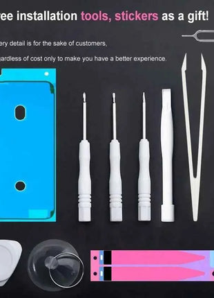 New 0 Cycle Battery For IPhone 12 13 Mini Pro Max High Capacity Bateria For  12mini 13mini 12Pro 13Pro Sticker Free Tools