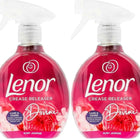 Lenor Crease Release Divine Ruby Jasmine 2X500ML Removes Iron