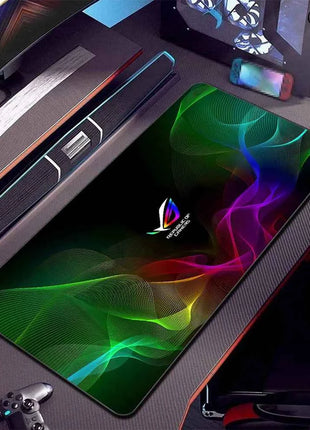 Asus Rog Mause Pad Anime Mouse Mats Gaming Computer Desk Mat Mouse Carpet Pc Accessories Gamer Mouse Pad Speed Rubber Mat